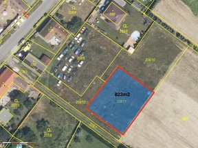 Prodej stavebního pozemku 823m² ve Vyšehořovicích